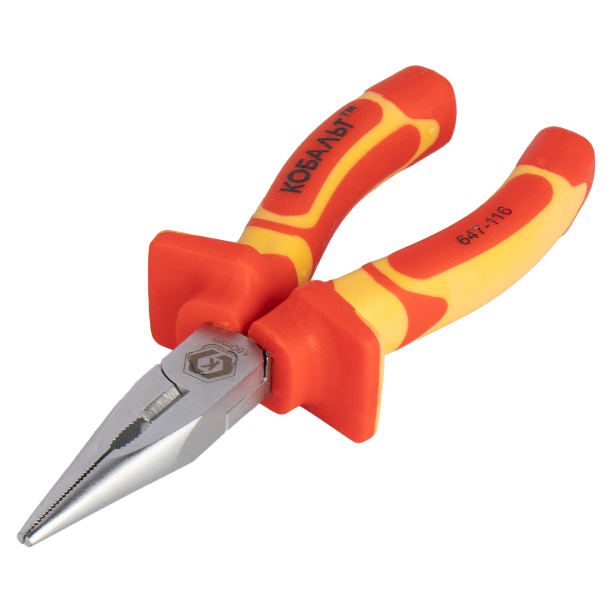 Изображение товара Длинногубцы диэлектрические Кобальт 647-116 160 мм
