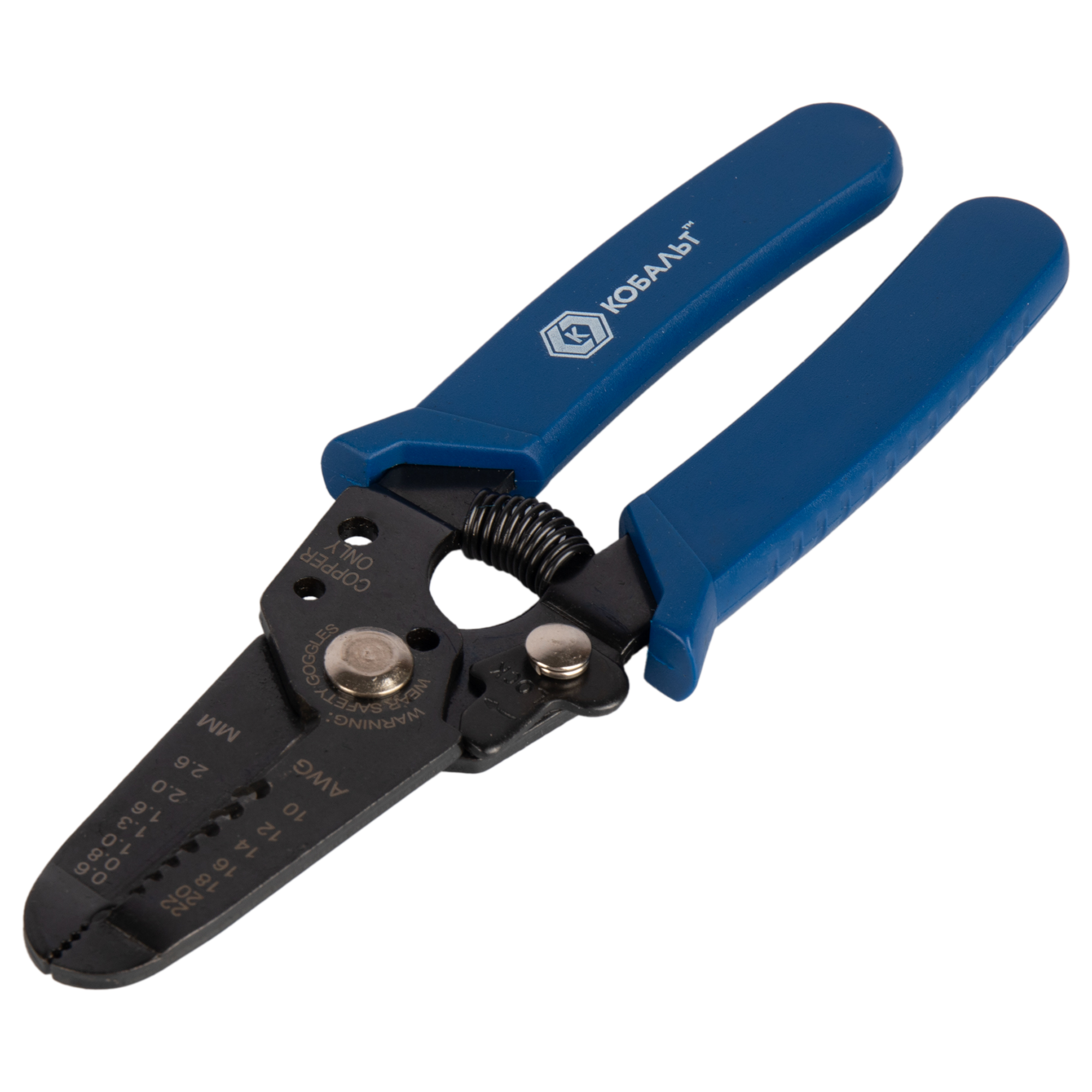 Изображение товара Электропассатижи Кобальт 246-456 230 мм для снятия изоляции