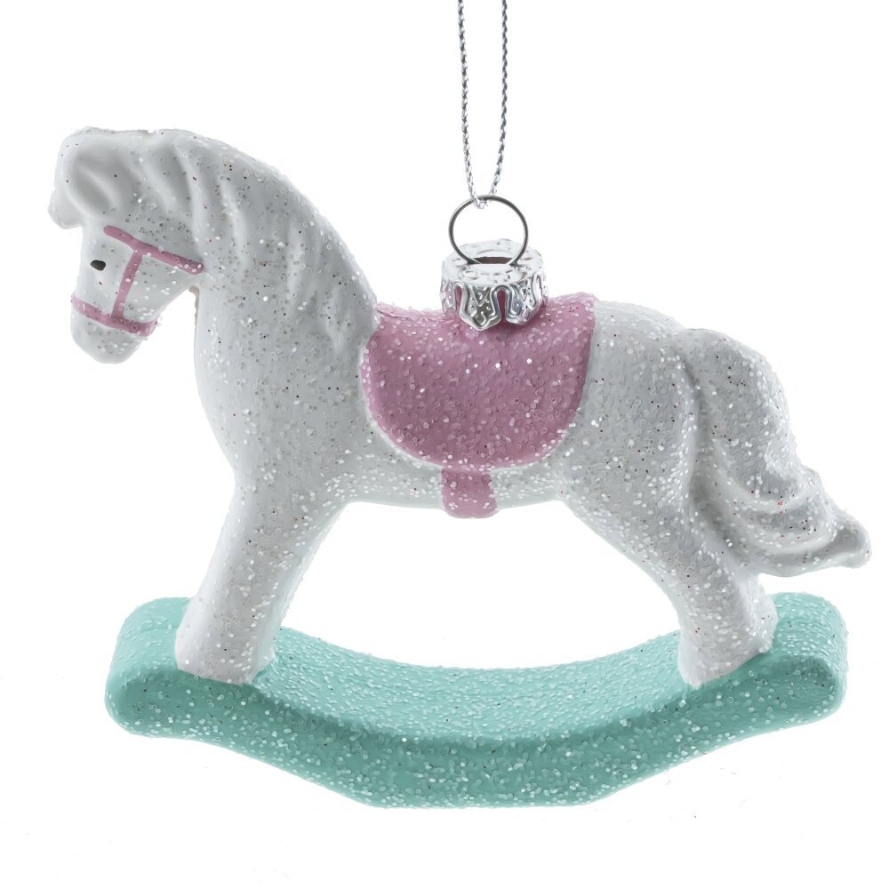Изображение товара Украшение елочное «Лошадка», 934579 9x11.2x2.4 см, цвет разноцветный