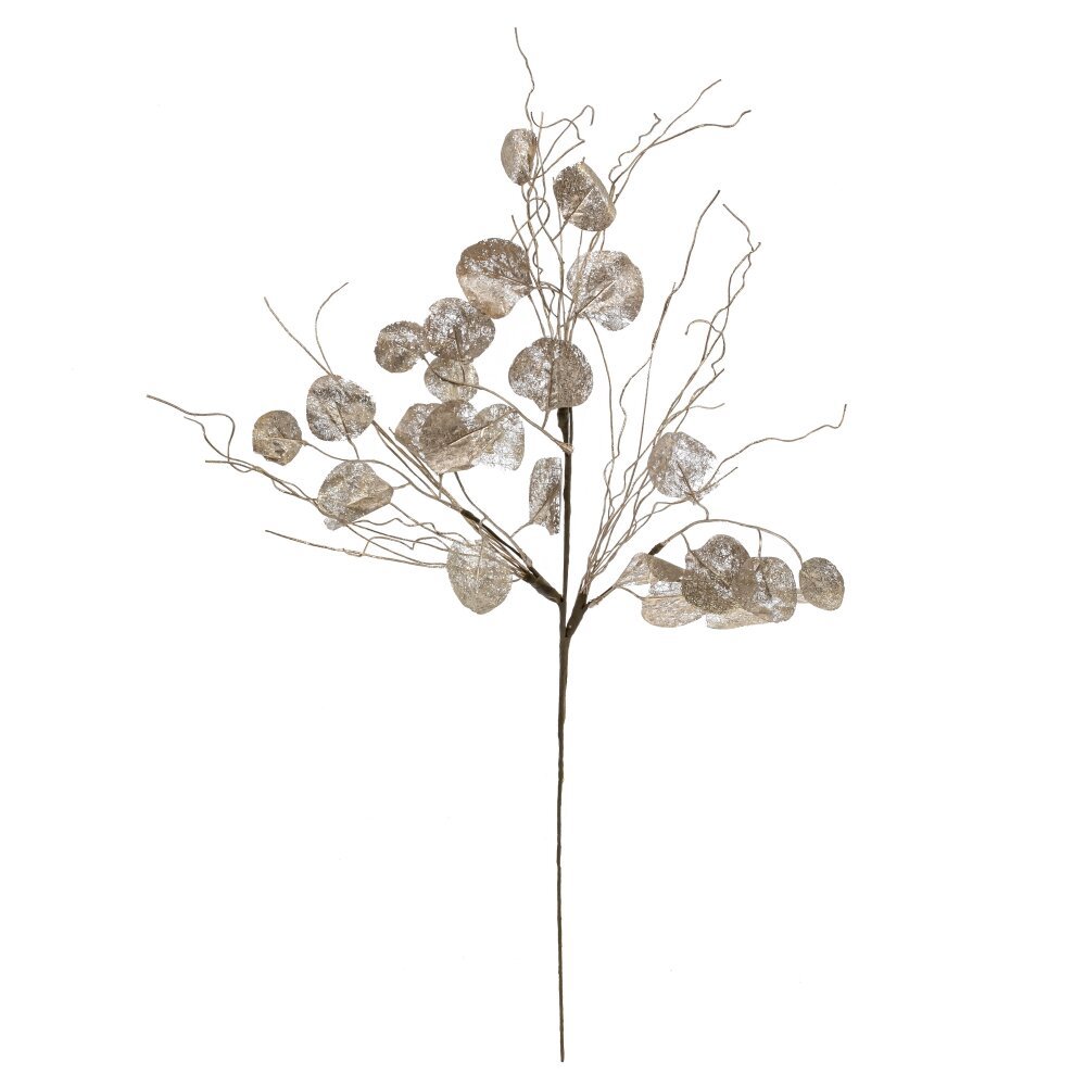 Изображение товара Декоративная рождественская ветка 936094 гибкая из стали с блестками 75 см