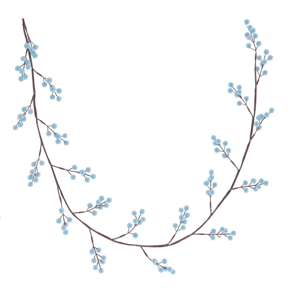 Изображение товара Рождественская гирлянда 936091 167 см голубые шарики стеклянные кристаллы