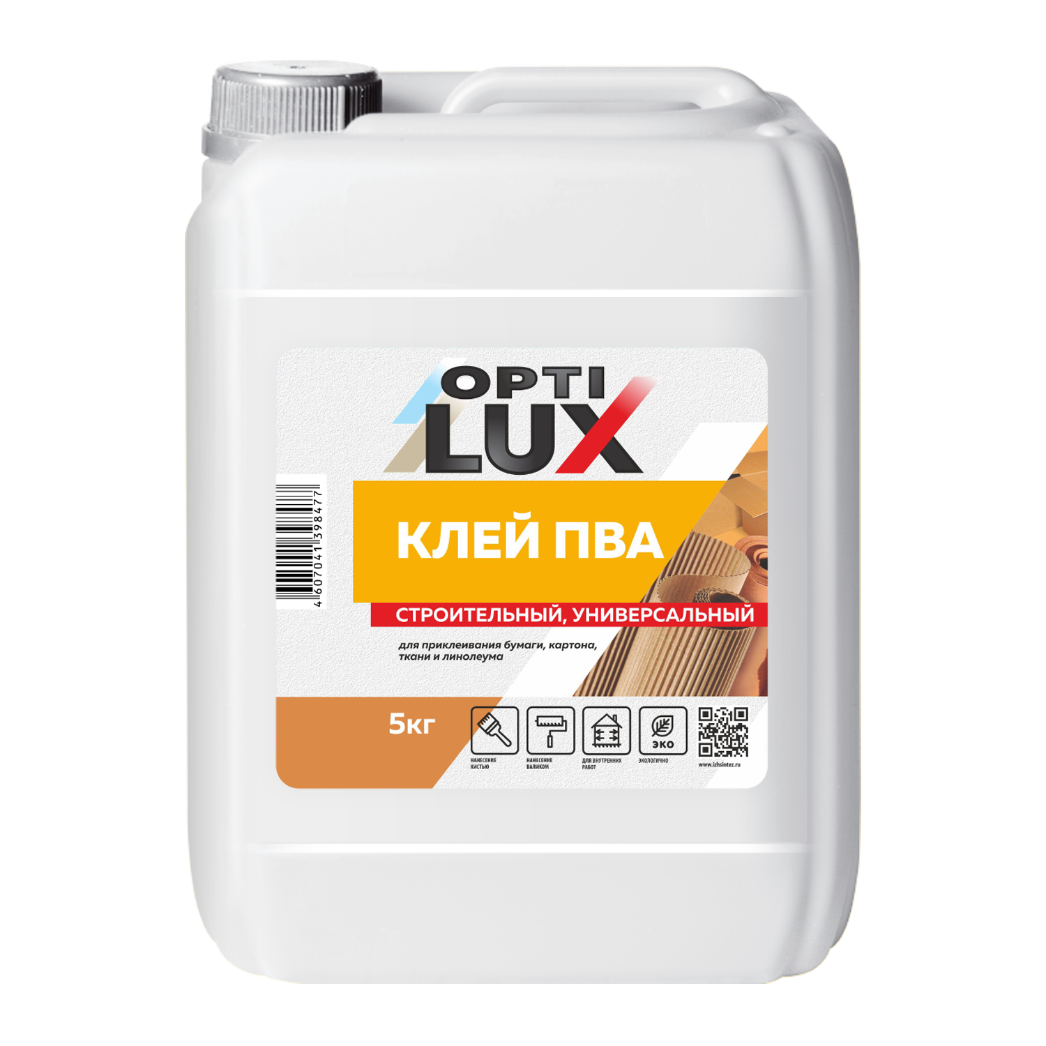 Изображение товара Клей-раствор Optilux ПВА Оптилюкс 5кг