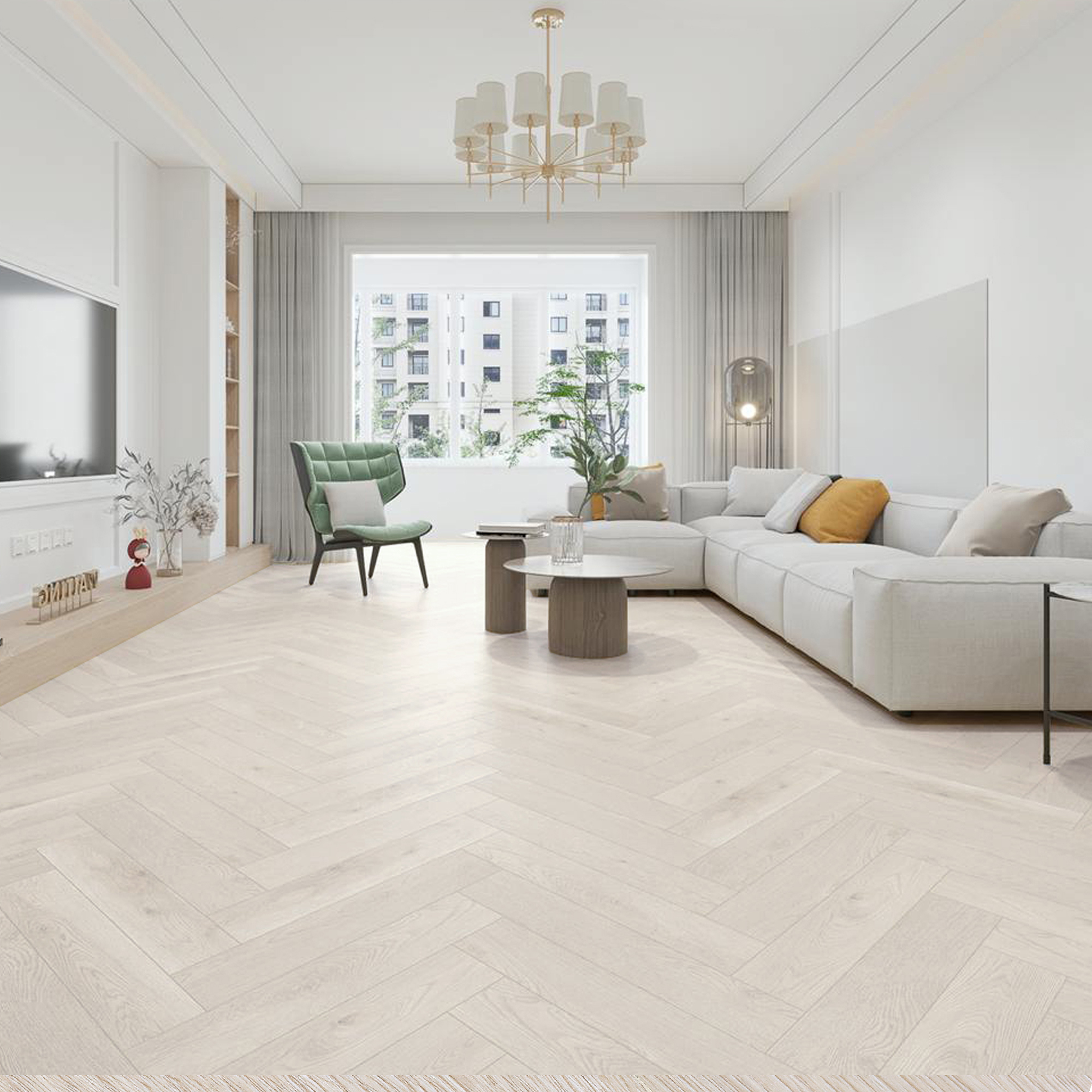 Изображение товара SPC плитка I-Floors Herringbone Дуб Версаль 43 класс толщина 4.50 мм 1.15 м², цена за упаковку