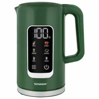 Изображение товара Чайник Sonnen KT-8723EG объем 1.7 л с сенсорным дисплеем и регулятором температуры