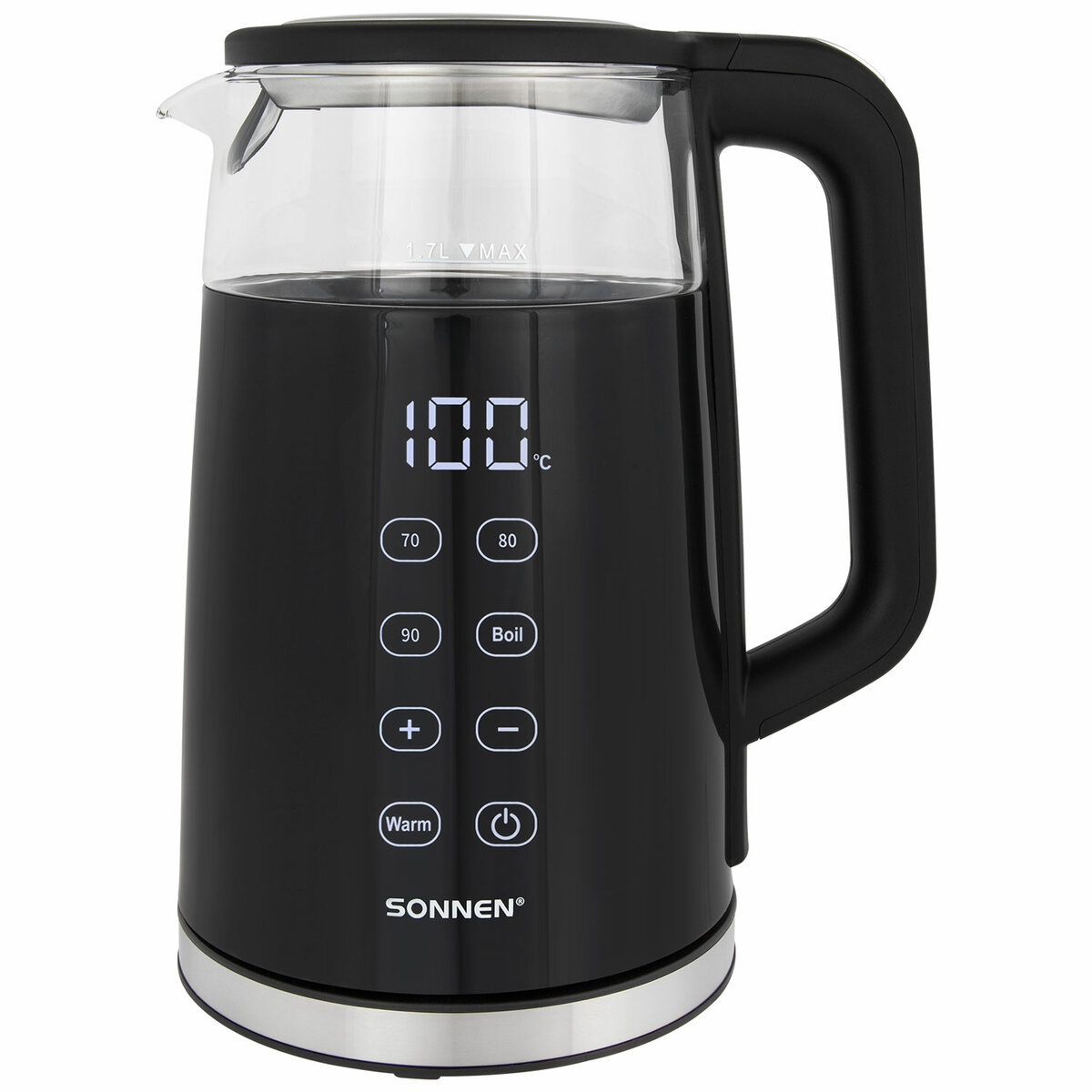 Изображение товара Чайник Sonnen KT-8717 1.7л с 13 режимами нагрева и дисплеем