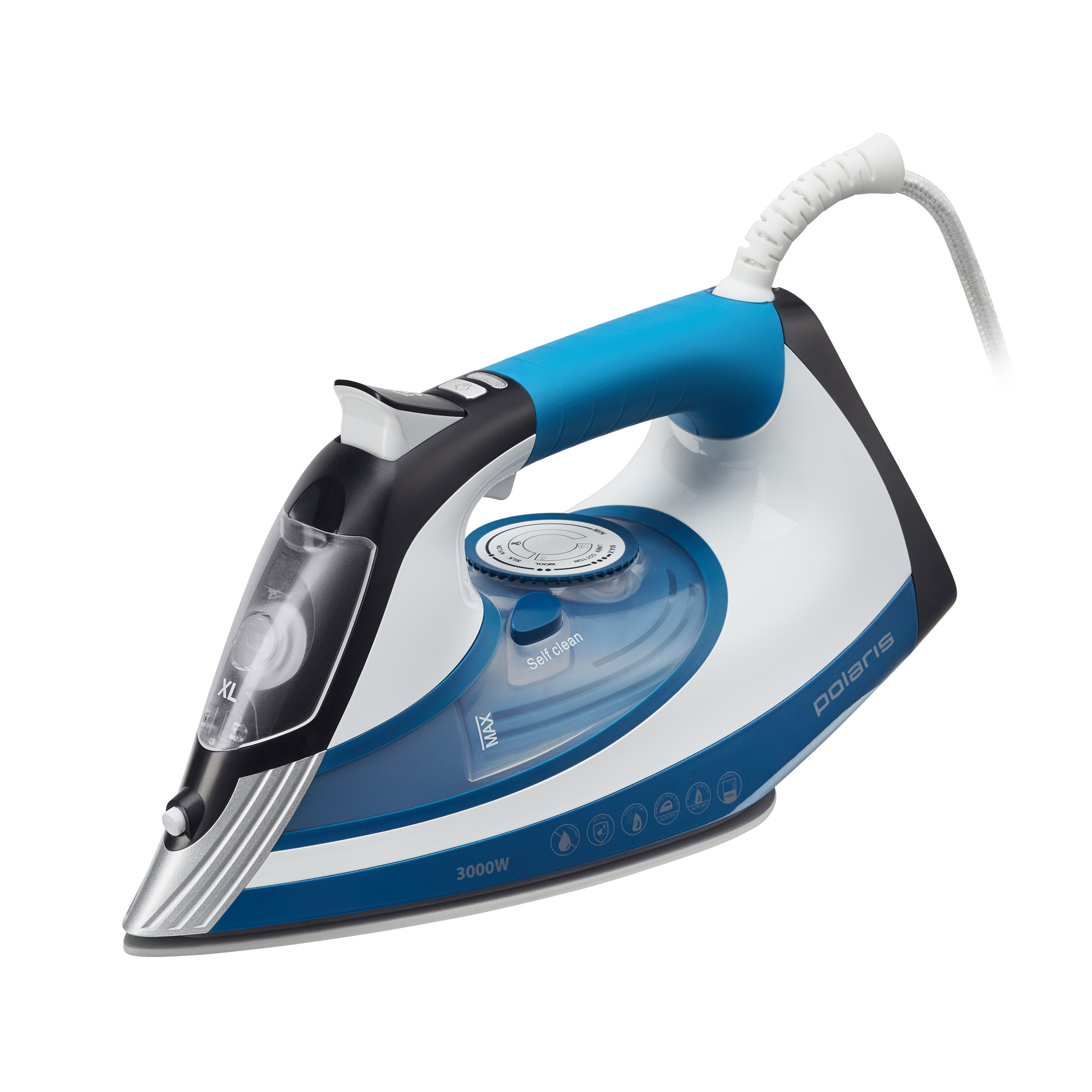 Изображение товара Утюг Polaris PIR 3033 SG AK с керамической подошвой и парогенератором