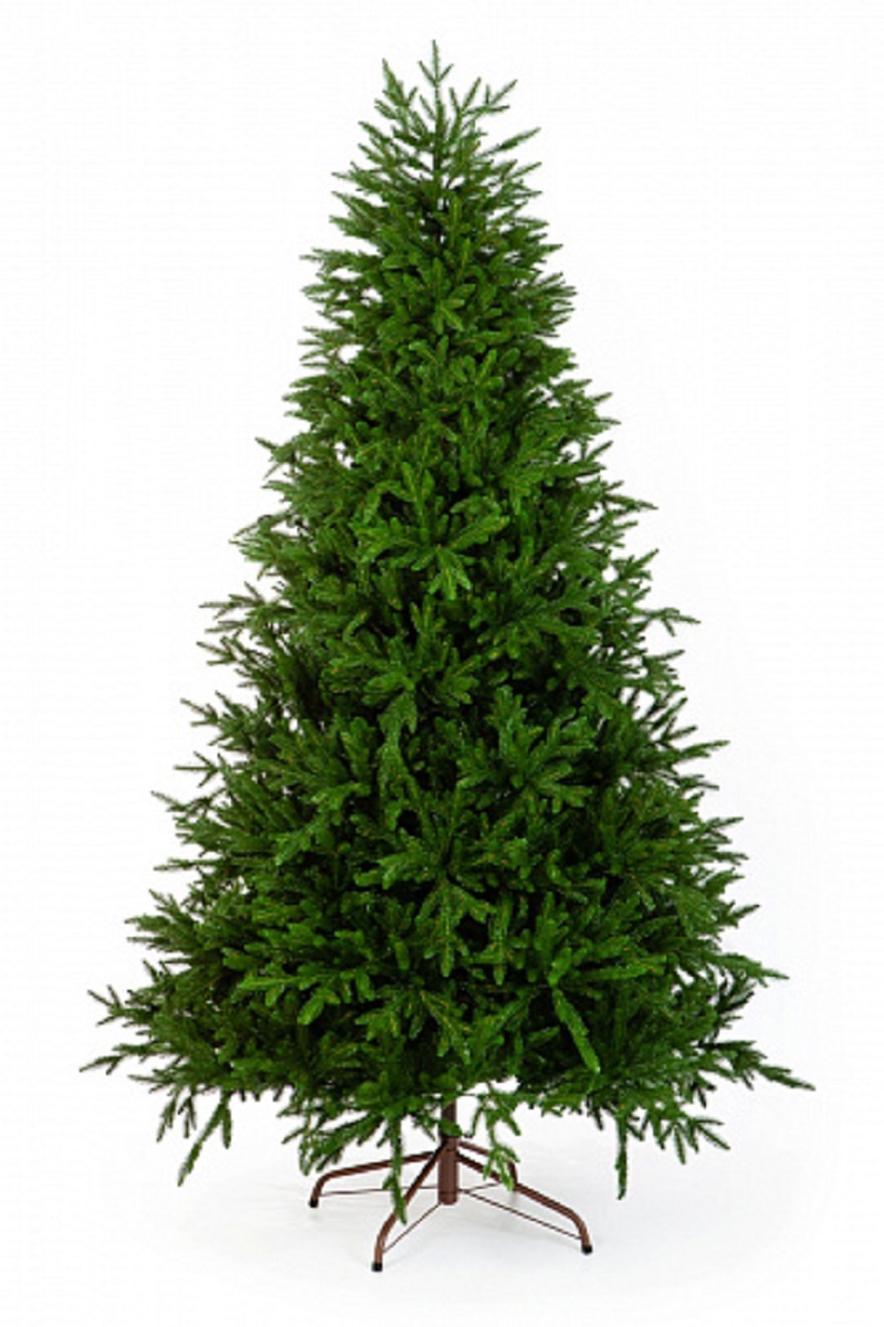 Изображение товара Ель новогодняя искусственная Crystal trees Персея 250 см с гирляндой и натуральной имитацией