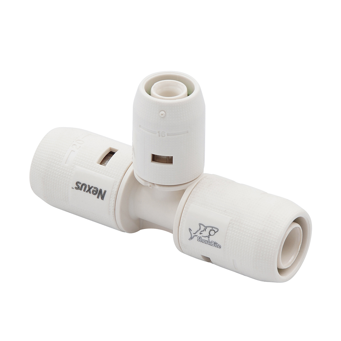 Изображение товара Тройник переходной Sharkbite 20x20x20 мм из полифенилсульфона 2 шт