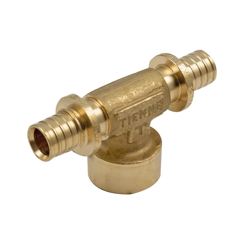 Изображение товара Тройник комбинированный Tiemme 16x1/2"x16 мм ВР латунь