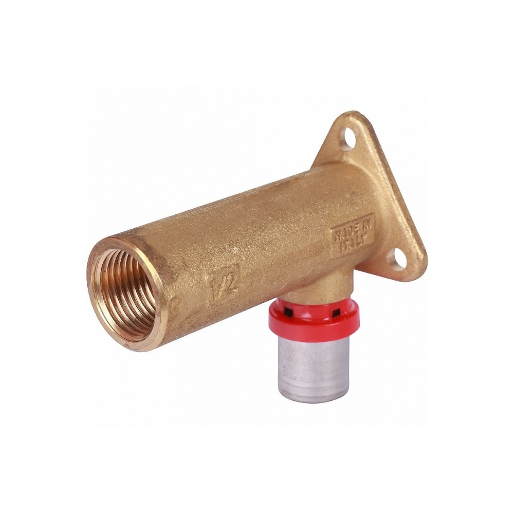 Изображение товара Водорозетка Tiemme латунь 1/2x16 мм ВР-ВПр для водопровода отопления и тёплого пола