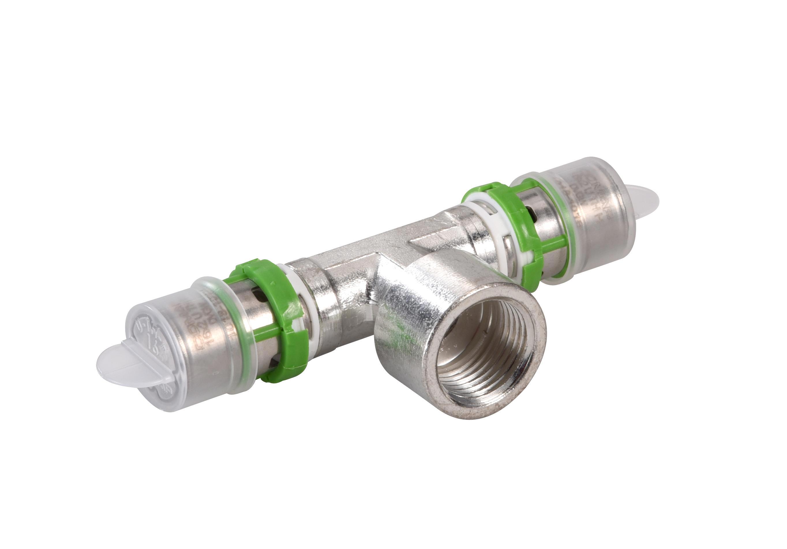 Изображение товара Тройник комбинированный COMAP 16x1/2"x16 мм латунь ВР-ВПр