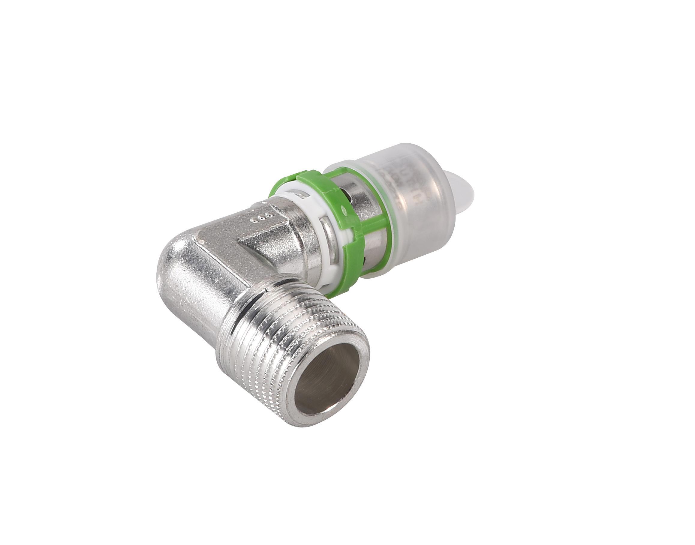 Изображение товара Угол 90° COMAP 1/2x16 мм латунь резьба для систем водоснабжения