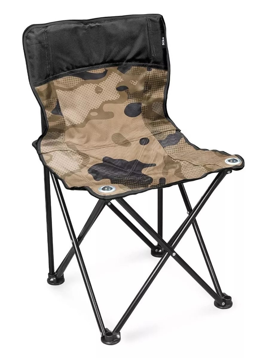 Изображение товара Стул садовый складной Nika ПСП3-К 46 см x 46 см x 77 см сталь коричневый