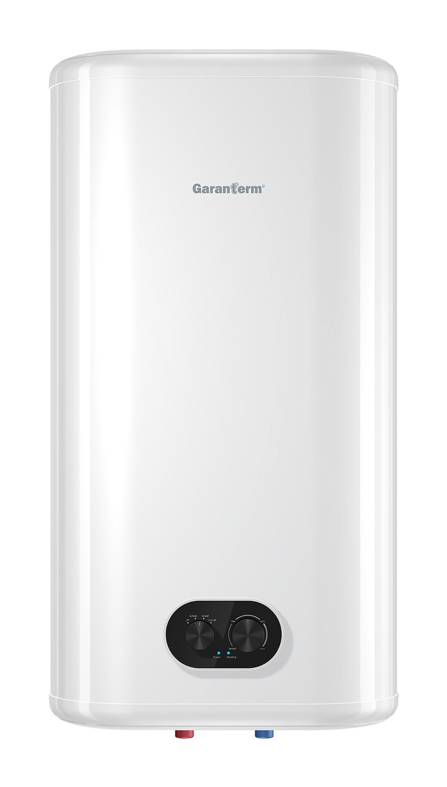 Изображение товара Накопительный водонагреватель электрический 50 л Garanterm Flat 50 V 123454 2 кВт нержавеющая сталь мокрый ТЭН