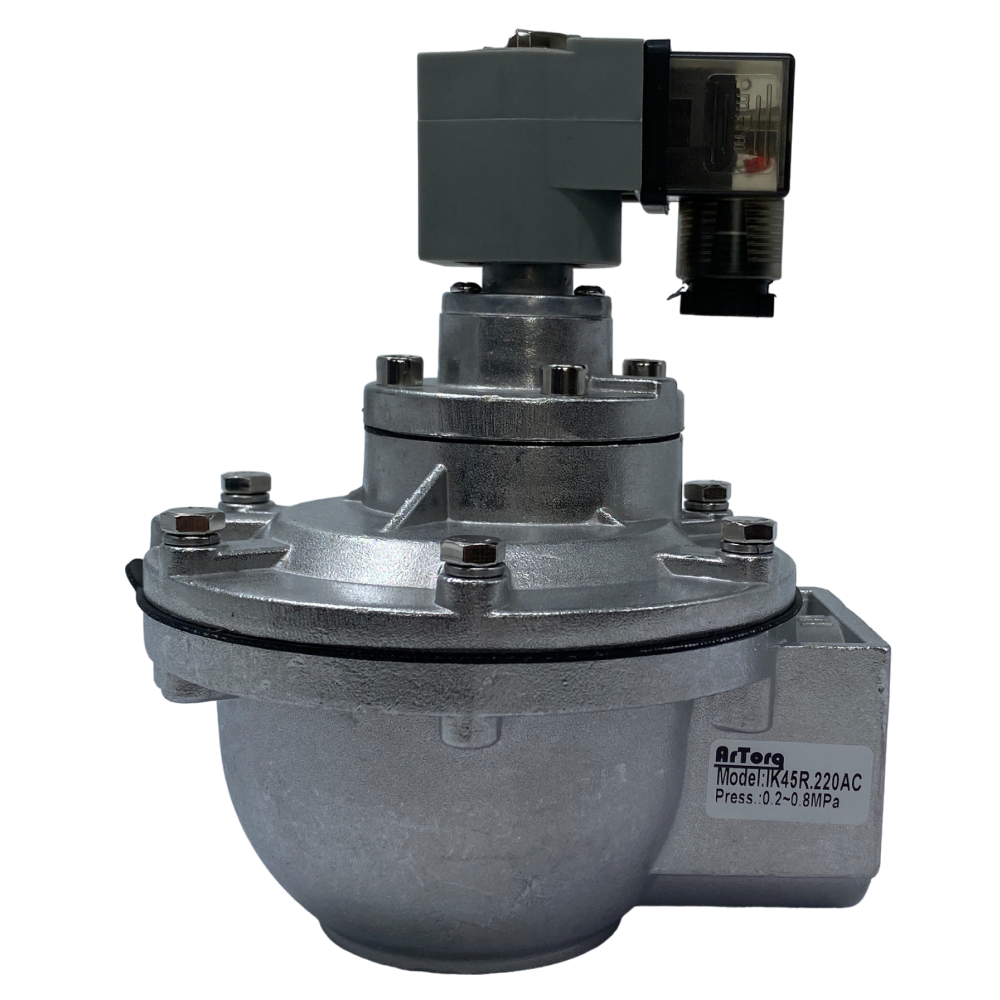 Изображение товара Клапан электромагнитный Artorq IK IK45R.220AC DN40 PN8 1 1/2" ВР алюминий