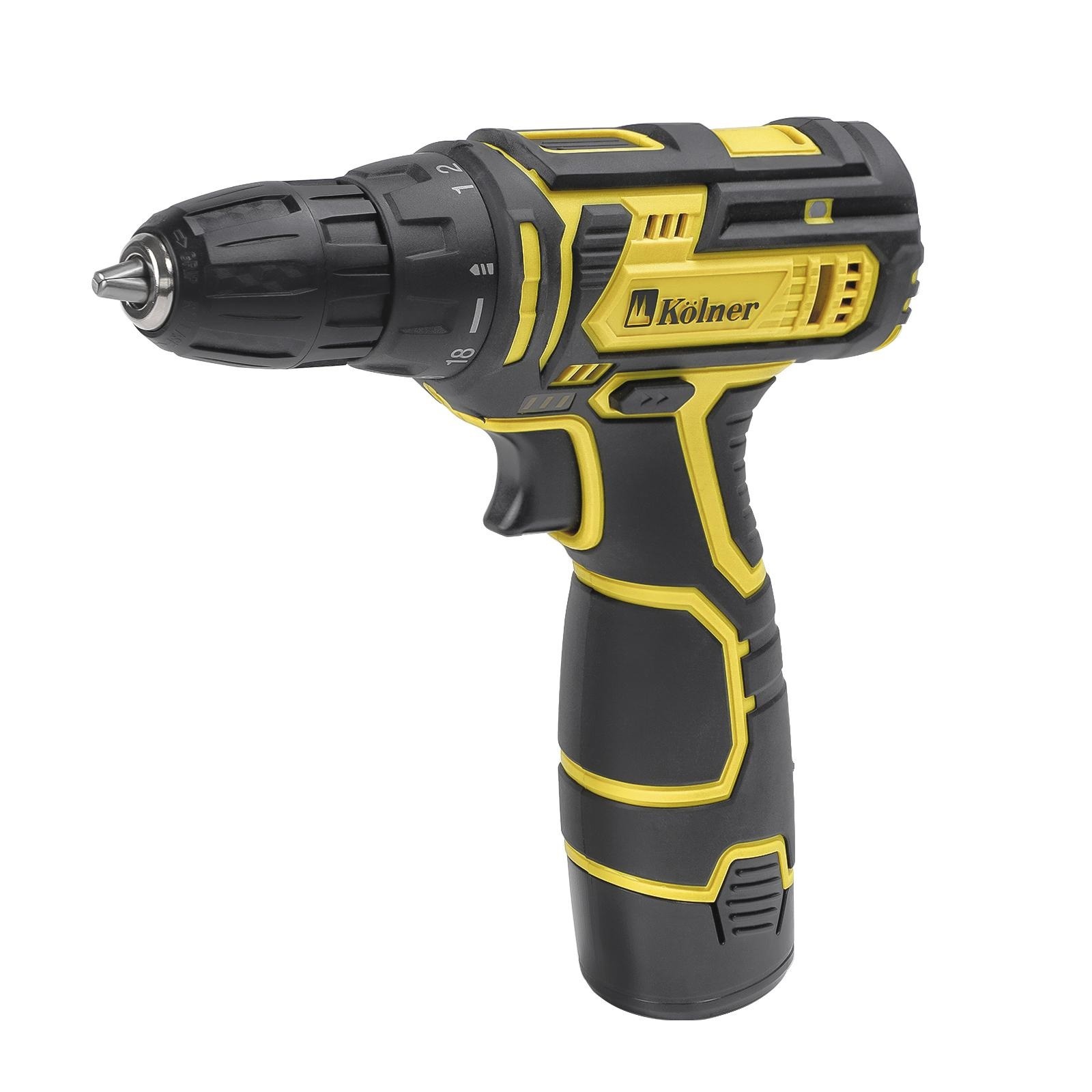 Изображение товара Дрель-шуруповерт аккумуляторная Kolner KCD 12-2LC, 12 В Li-Ion 1.5x2 Ач