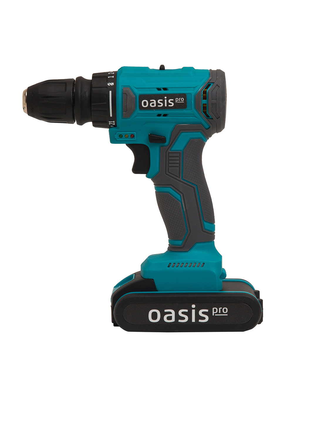 Изображение товара Дрель-шуруповерт аккумуляторная бесщеточная Oasis ASD-20V PRO (J), 21 В Li-Ion 2x2 Ач