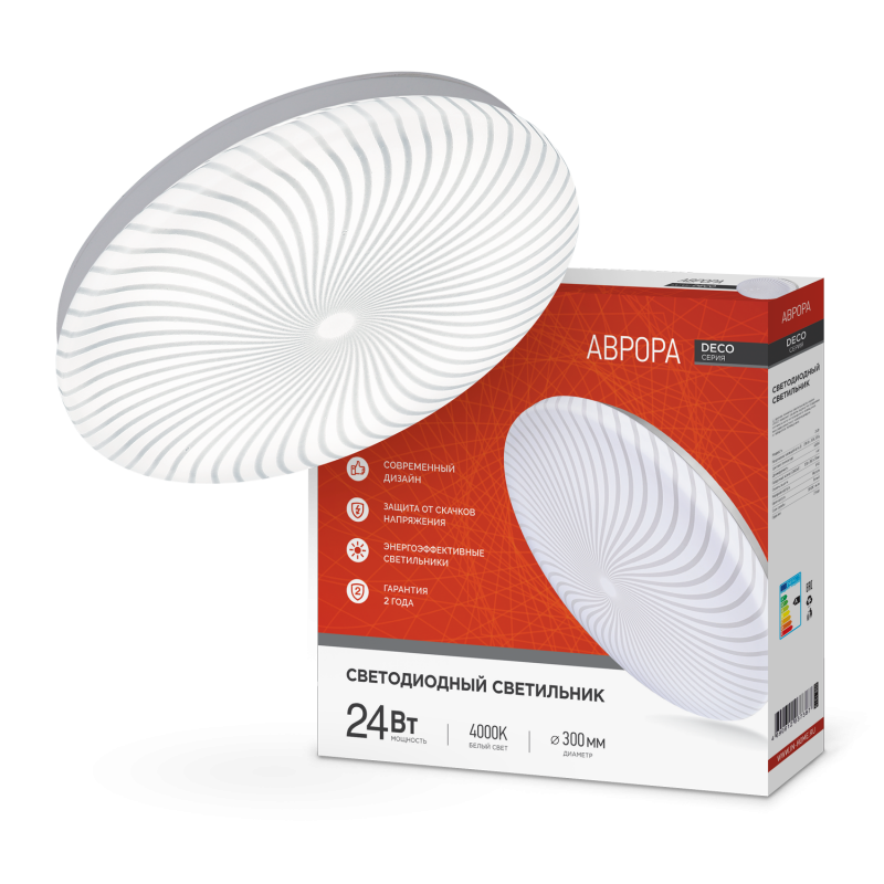 Изображение товара Люстра потолочная светодиодная IN HOME 4690612037387 для помещений до 15 м²