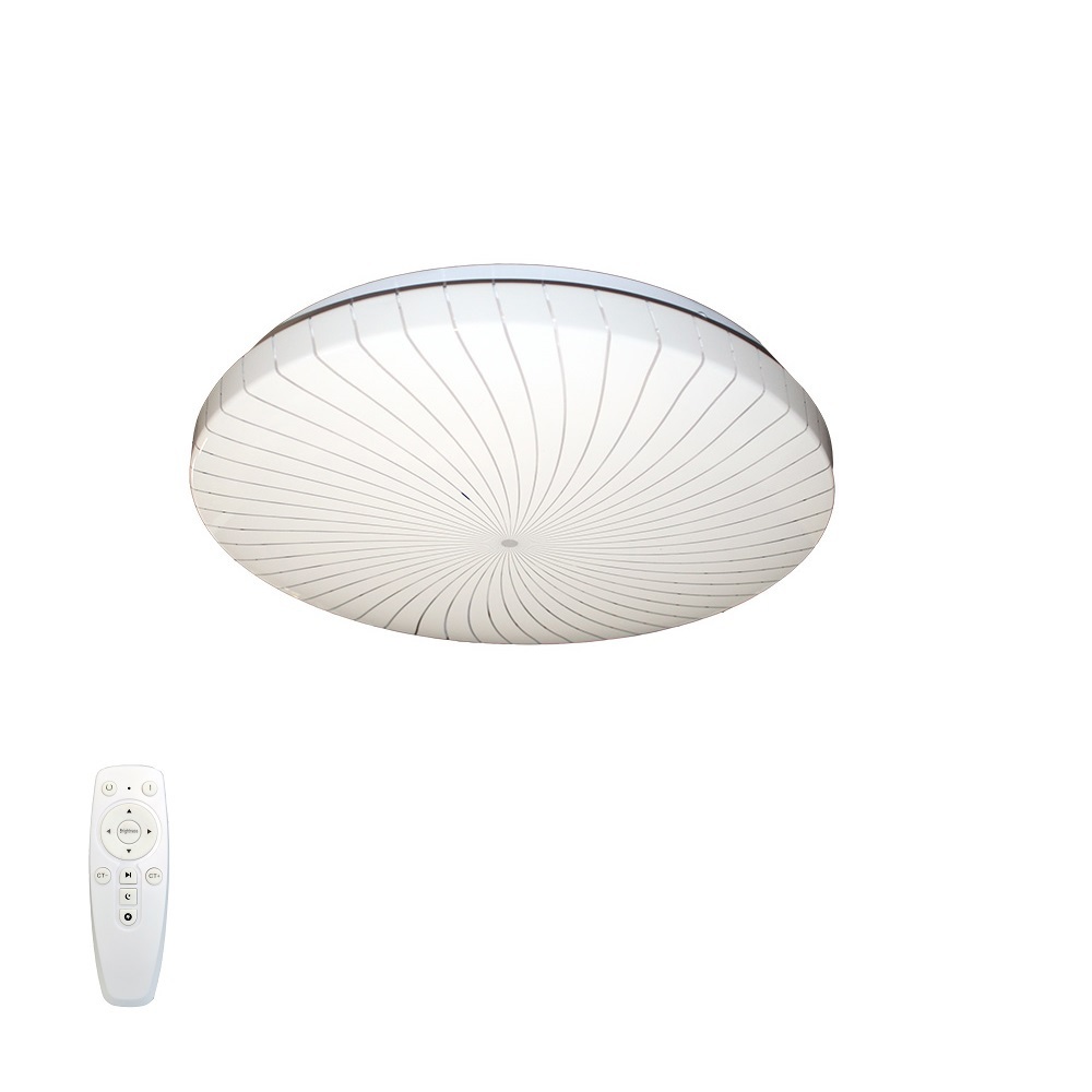 Изображение товара Светильник настенно-потолочный светодиодный вираж с пультом 19 м² белый