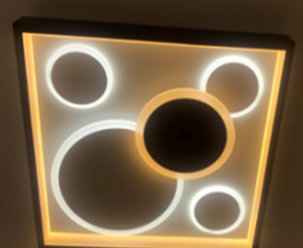 Изображение товара Светильник настенно-потолочный светодиодный Мелодия света Led light H048 20 м² регулируемый цвет света цвет белый