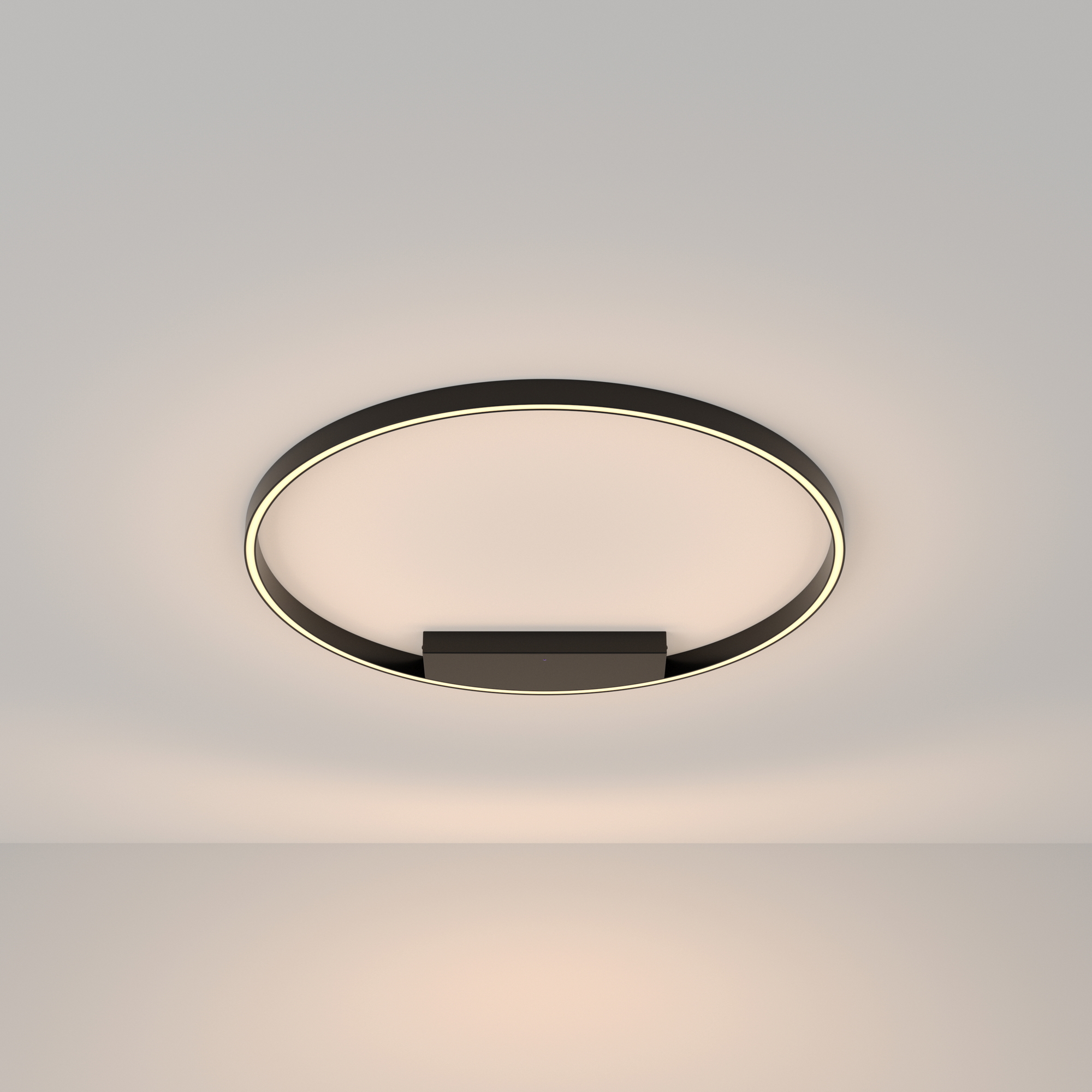 Изображение товара Настенно-потолочный светодиодный светильник Maytoni Rim 20 м² 50 Вт 3000K черный