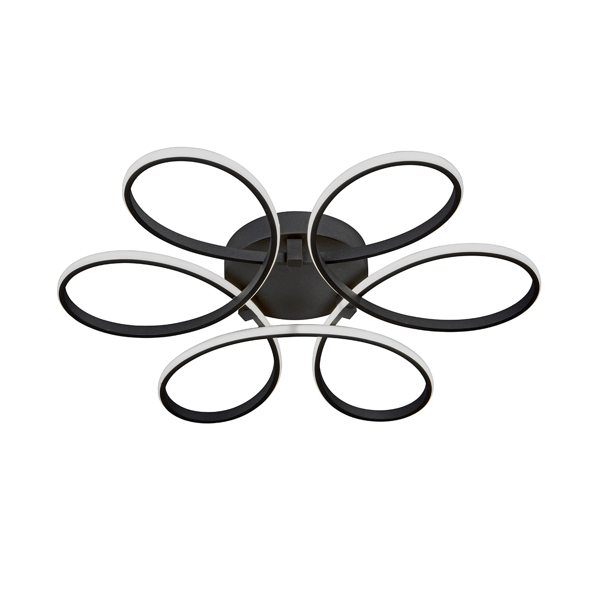 Изображение товара Люстра потолочная светодиодная Vitaluce V4610-1_6PL, цвет черный