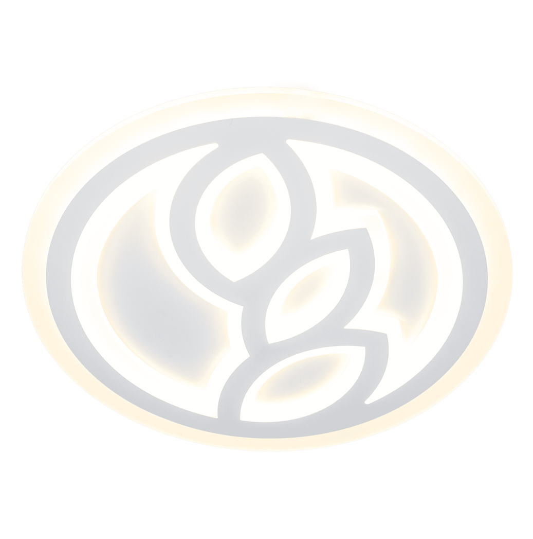 Изображение товара Светильник настенно-потолочный светодиодный СЕЛЕНА 8018 4 м² нейтральный белый свет цвет белый