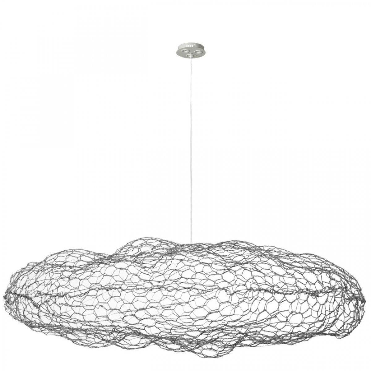 Изображение товара Светильник подвесной светодиодный LOFT IT 10100_800 Silver 7 м² теплый белый свет цвет белый