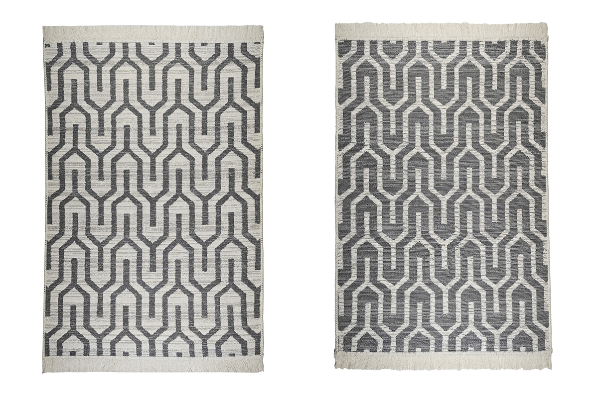 Изображение товара Коврик для ванной комнаты SHAHINTEX SKANDY 100x60см разноцветный, из хлопка и полиэстера