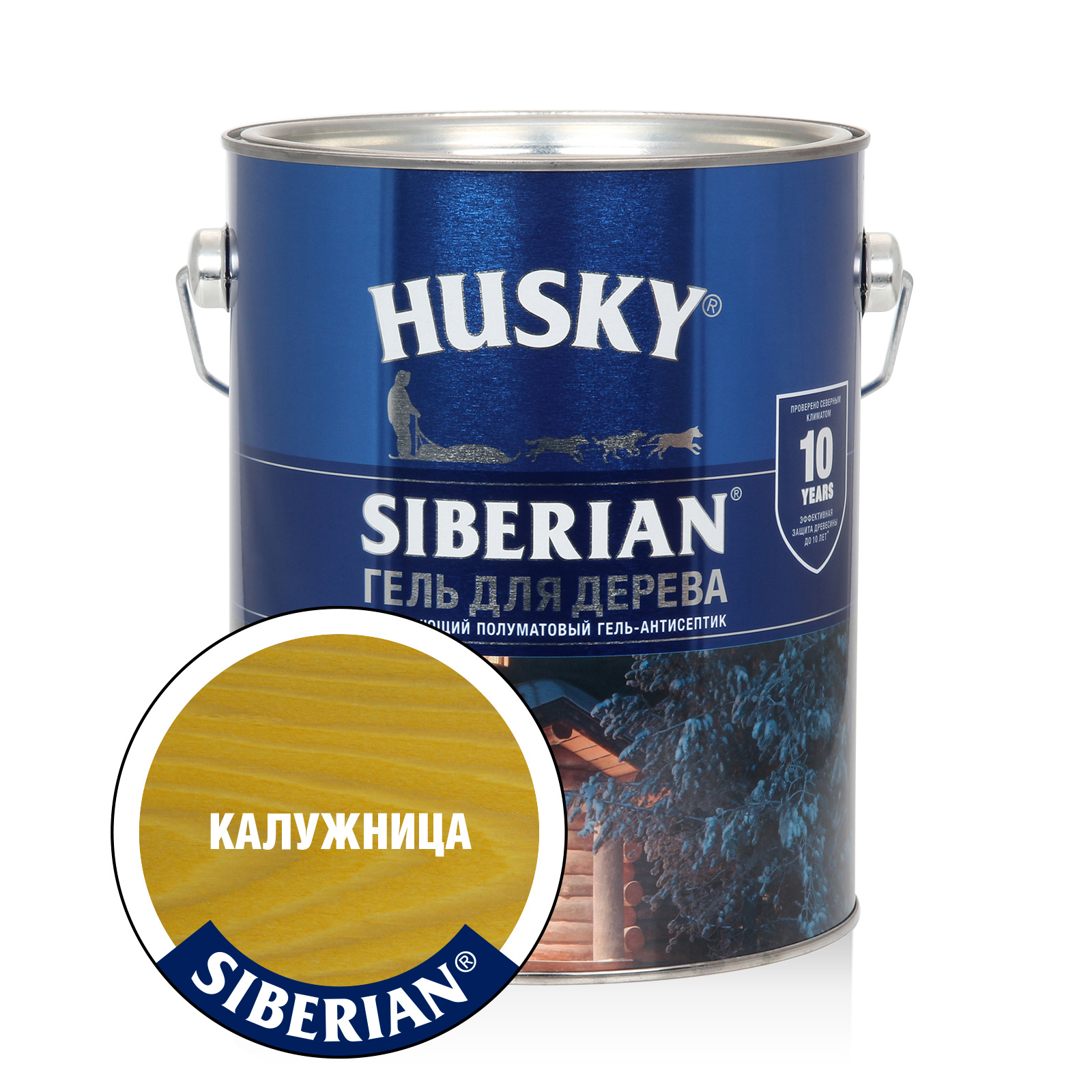 Изображение товара Защитно-декоративный антисептик HUSKY Сосна 2.7л полуматовый Изображение товара Защитно-декоративный антисептик HUSKY Сосна 2.7л полуматовый