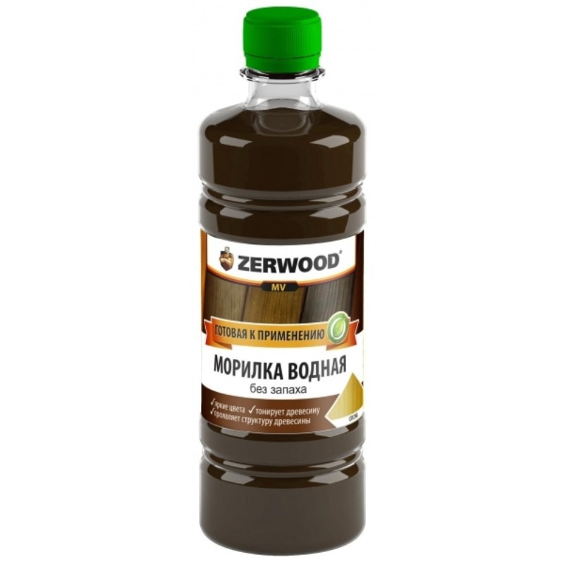 Изображение товара Морилка водная ZERWOOD MV дуб 0.5 л Изображение товара Морилка водная ZERWOOD MV дуб 0.5 л