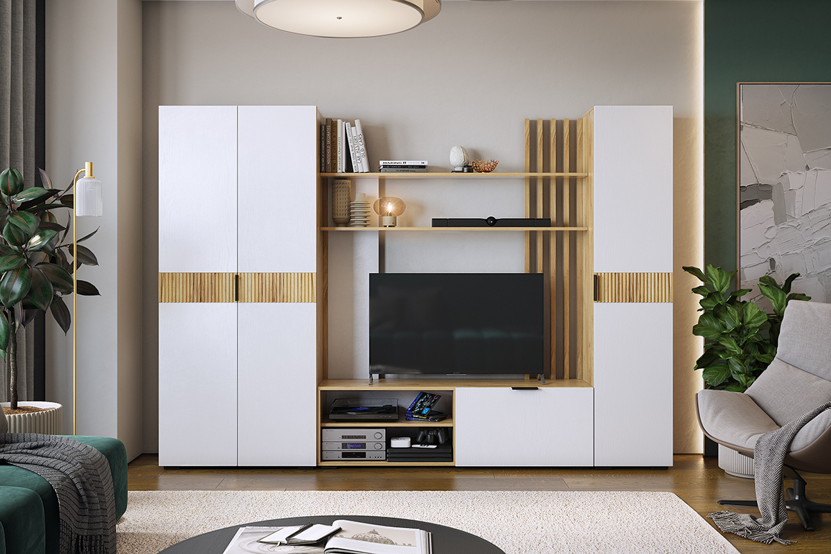 Изображение товара Модульная стенка Mebelson Бери К2 для гостиной 260x182.6 см