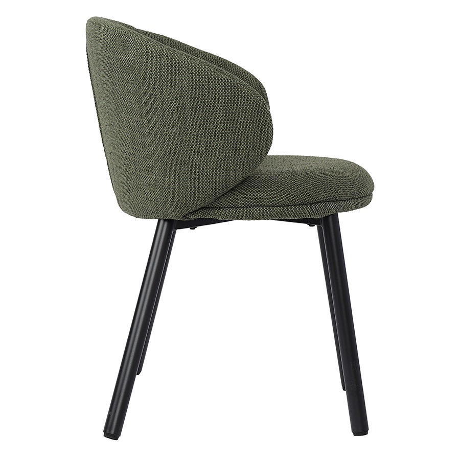 Изображение товара Стул Bergenson bjorn Comfy 44x75.5x55.5 см рогожка цвет зеленый