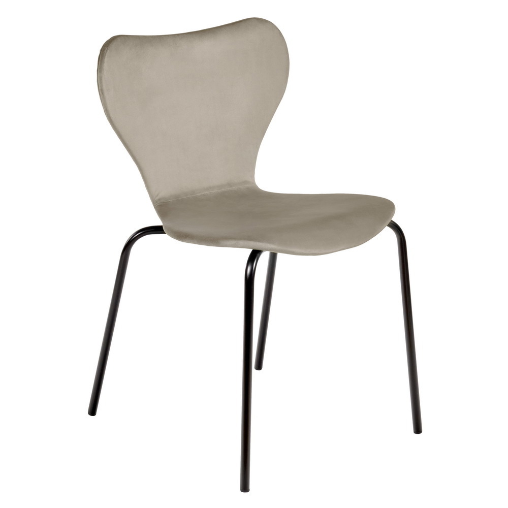 Изображение товара Стул Bradex Seven style 47x48x76 см велюр бежевый