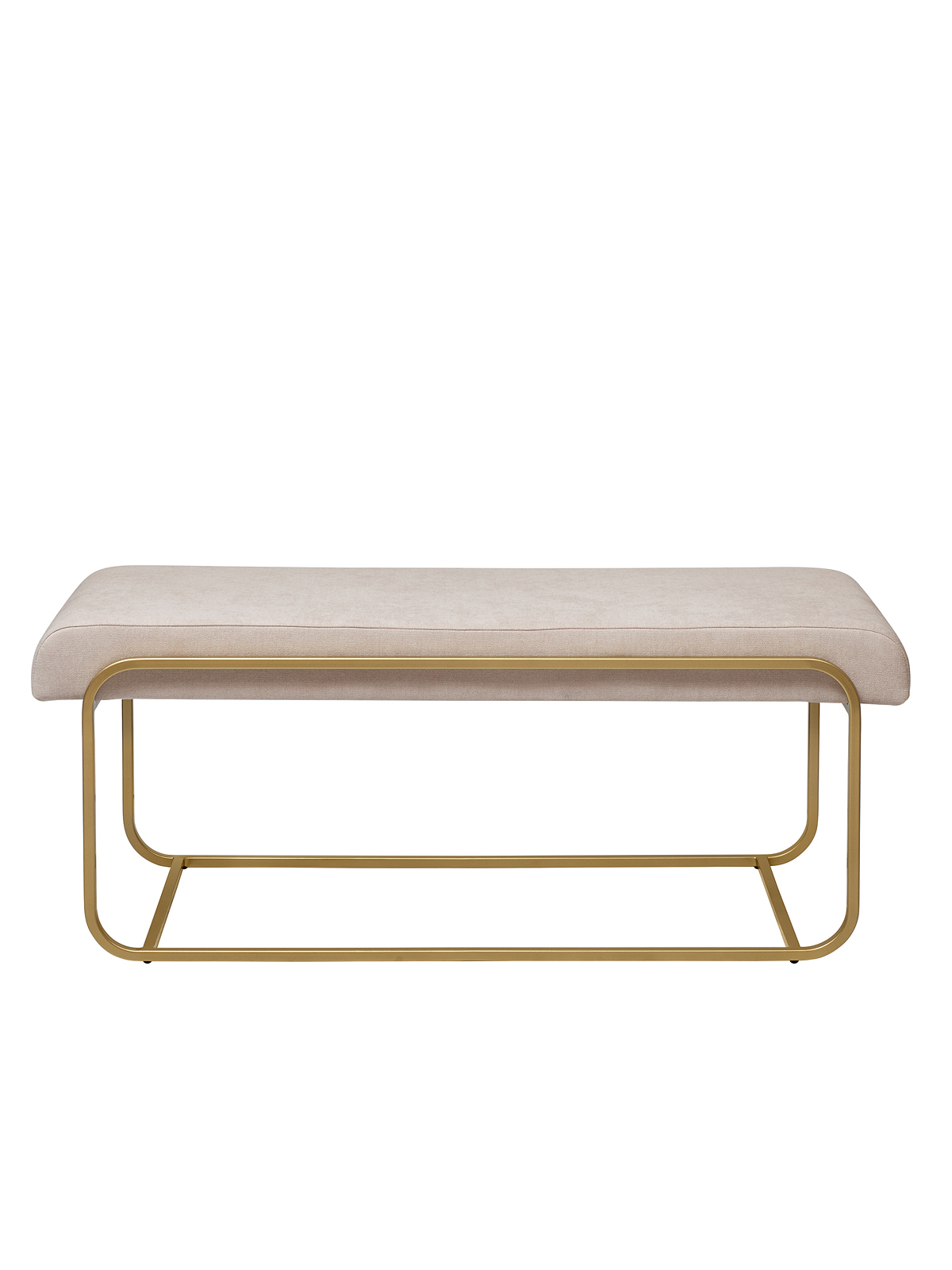 Изображение товара Банкетка Greenween Siena 42x44x108 см цвет шампань/золотой