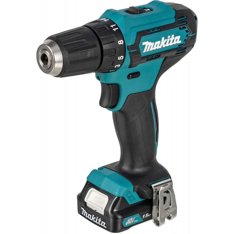 Изображение товара Дрель-шуруповерт аккумуляторная Makita DF333DWYE 12 В Li-Ion с двумя аккумуляторами