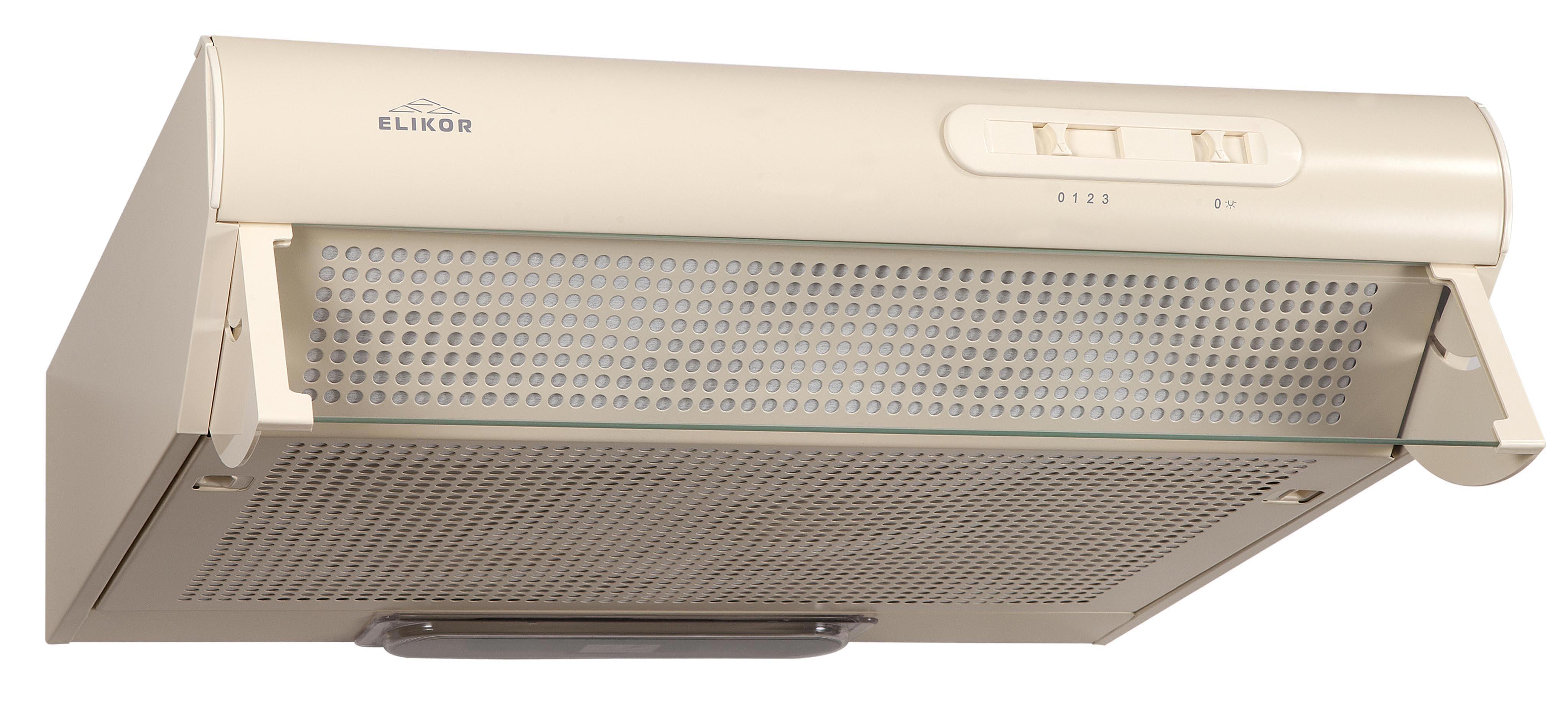 Изображение товара Плоская вытяжка Elikor Davoline 60П-290-П3Л 60 см бежевый для кухни