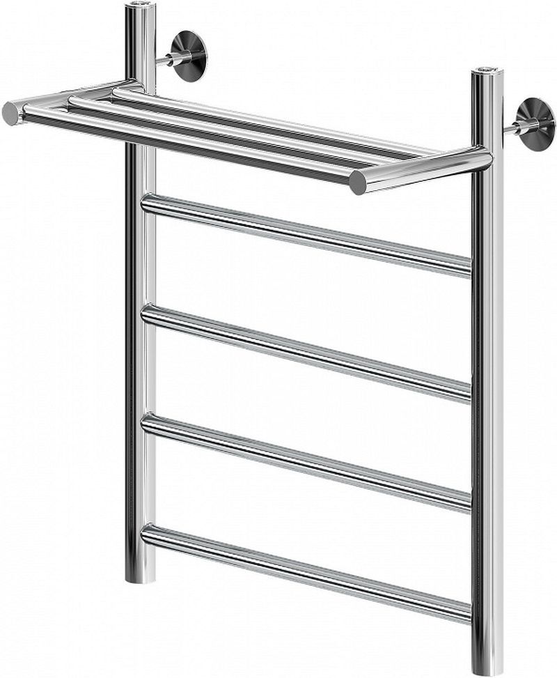 Изображение товара Полотенцесушитель водяной с полкой Aquanet Mauro 50x60см 3/4" нержавеющая сталь
