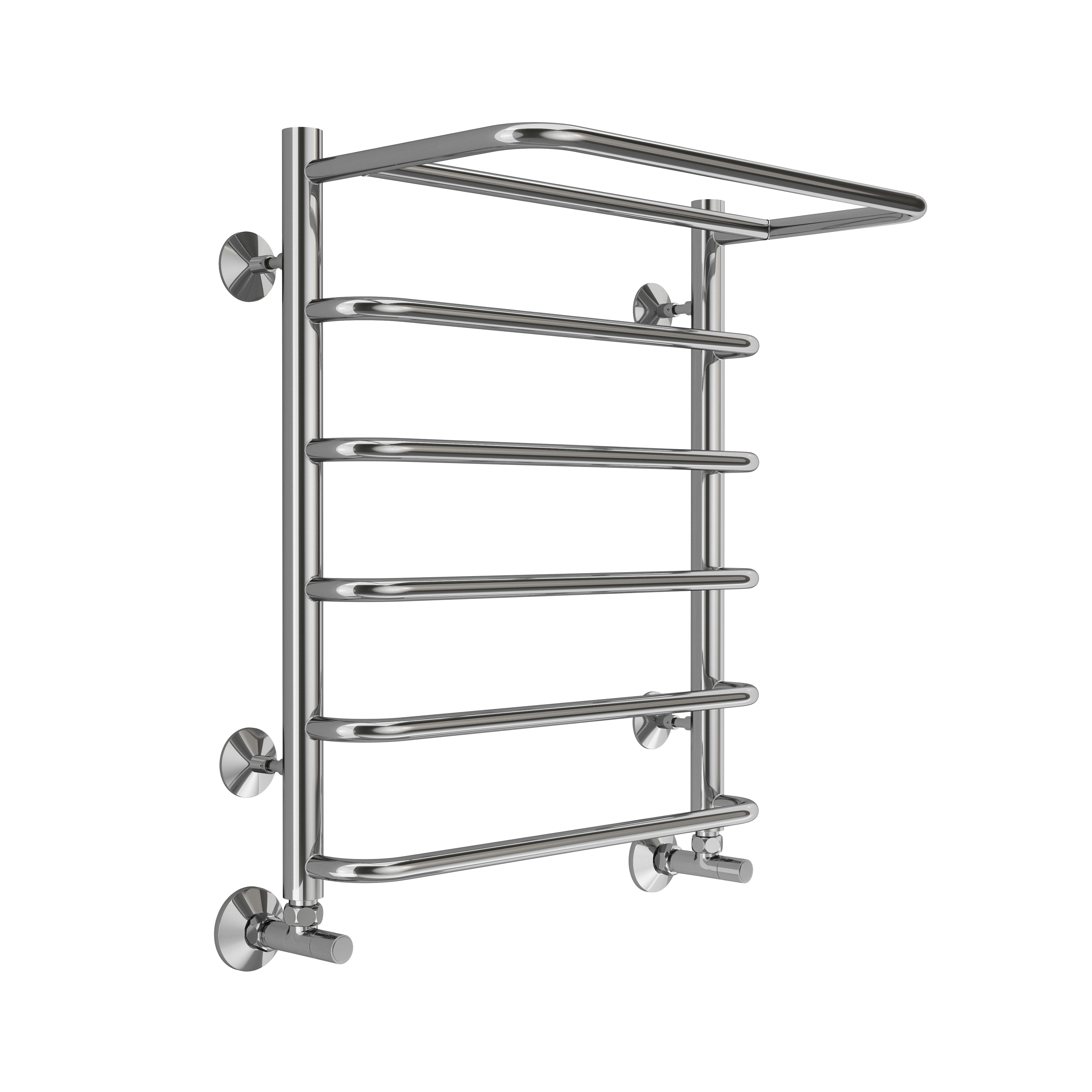 Изображение товара Водяной полотенцесушитель Терминус Полка П6 50x60 см 1/2 дюйма нержавеющая сталь