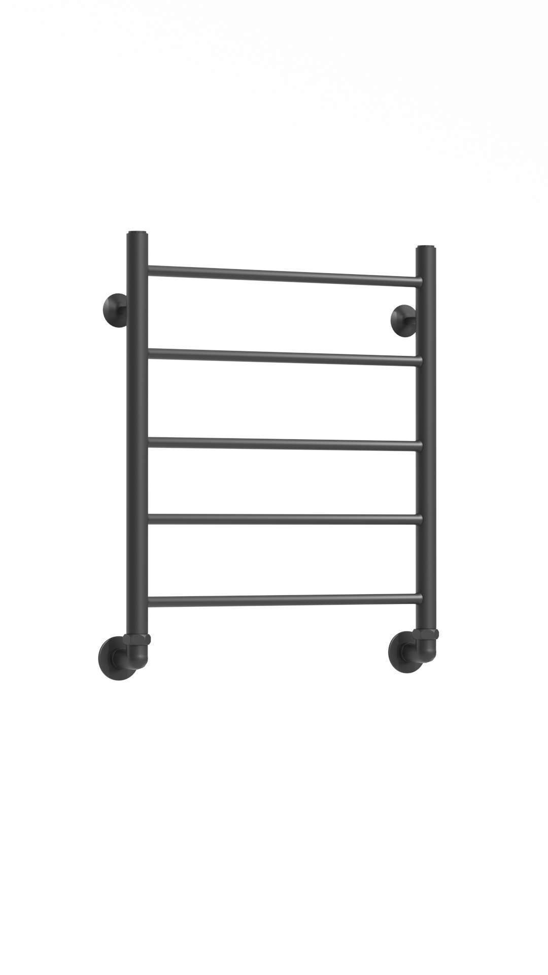 Изображение товара Водяной полотенцесушитель Ariano Версаль П5 600х530 мм черный матовый из нержавеющей стали