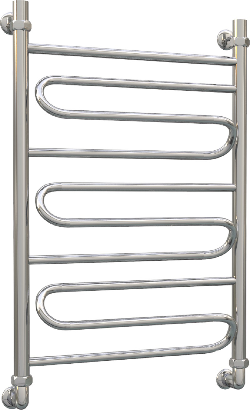 Изображение товара Водяной полотенцесушитель AQUANERZH Зиг Заг 63x80 см из нержавеющей стали серебро