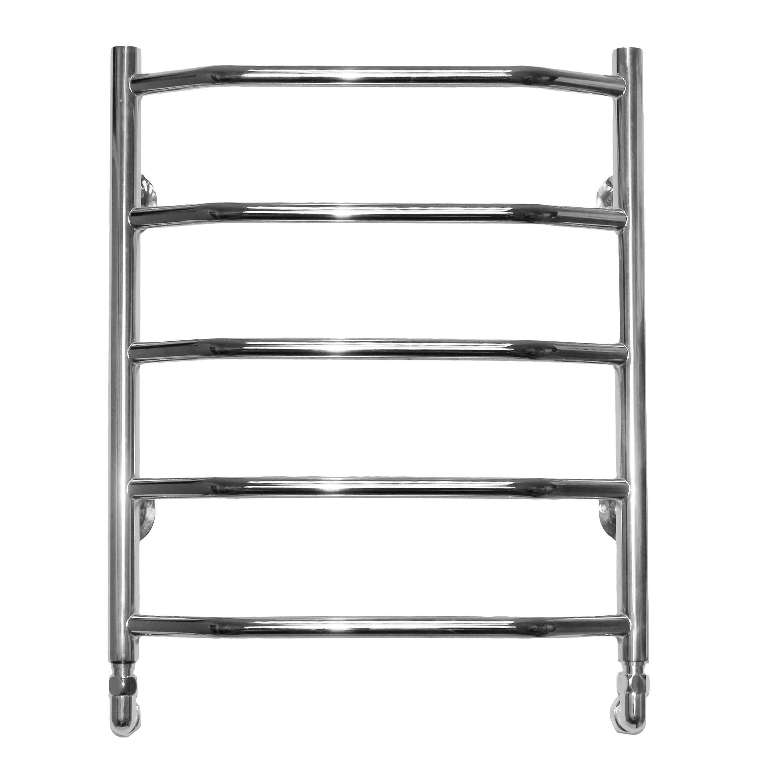 Изображение товара Водяной полотенцесушитель лестница Лаура П5 50x70 см нержавеющая сталь серебро