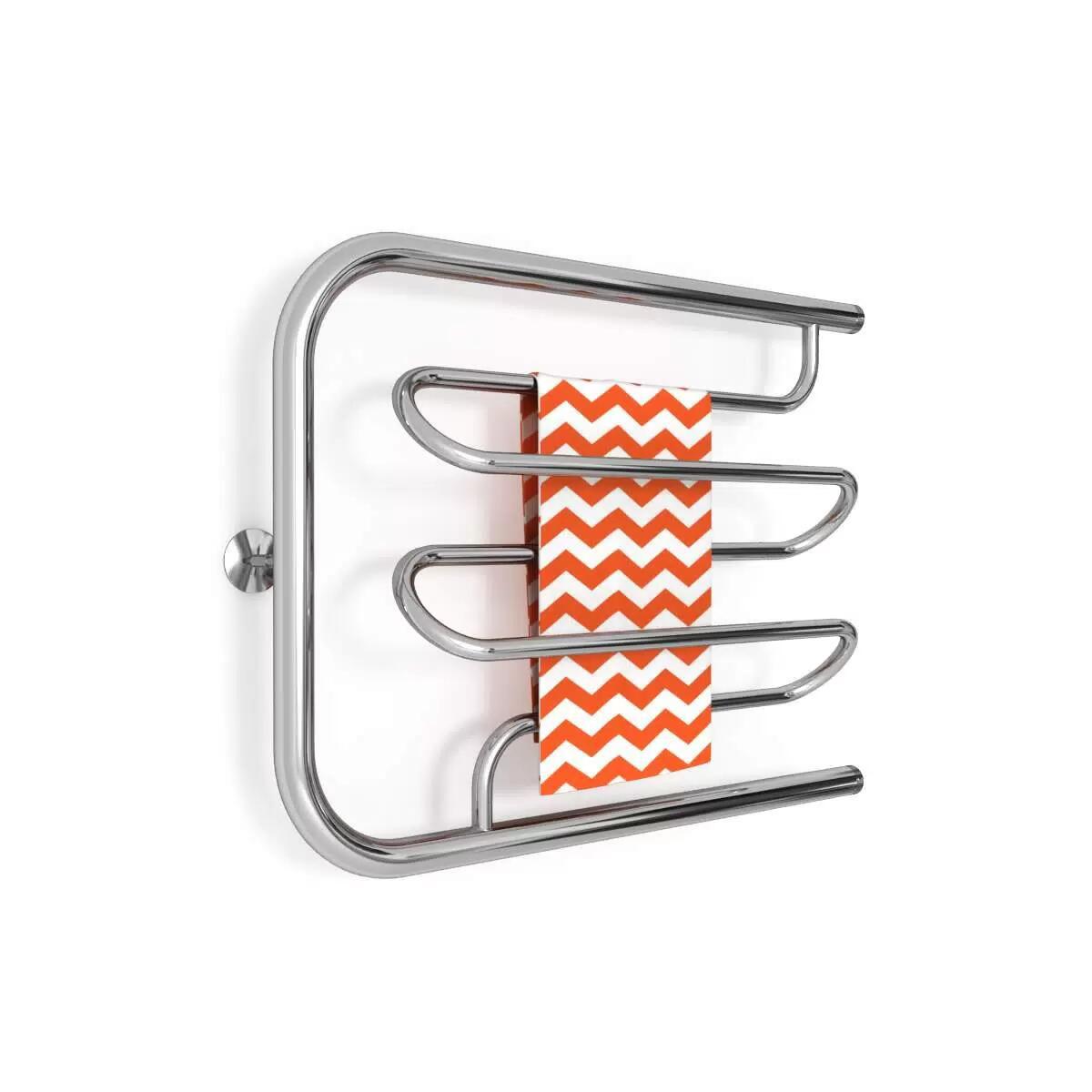 Изображение товара Водяной полотенцесушитель Zigzag Dw 70x50 см из нержавеющей стали