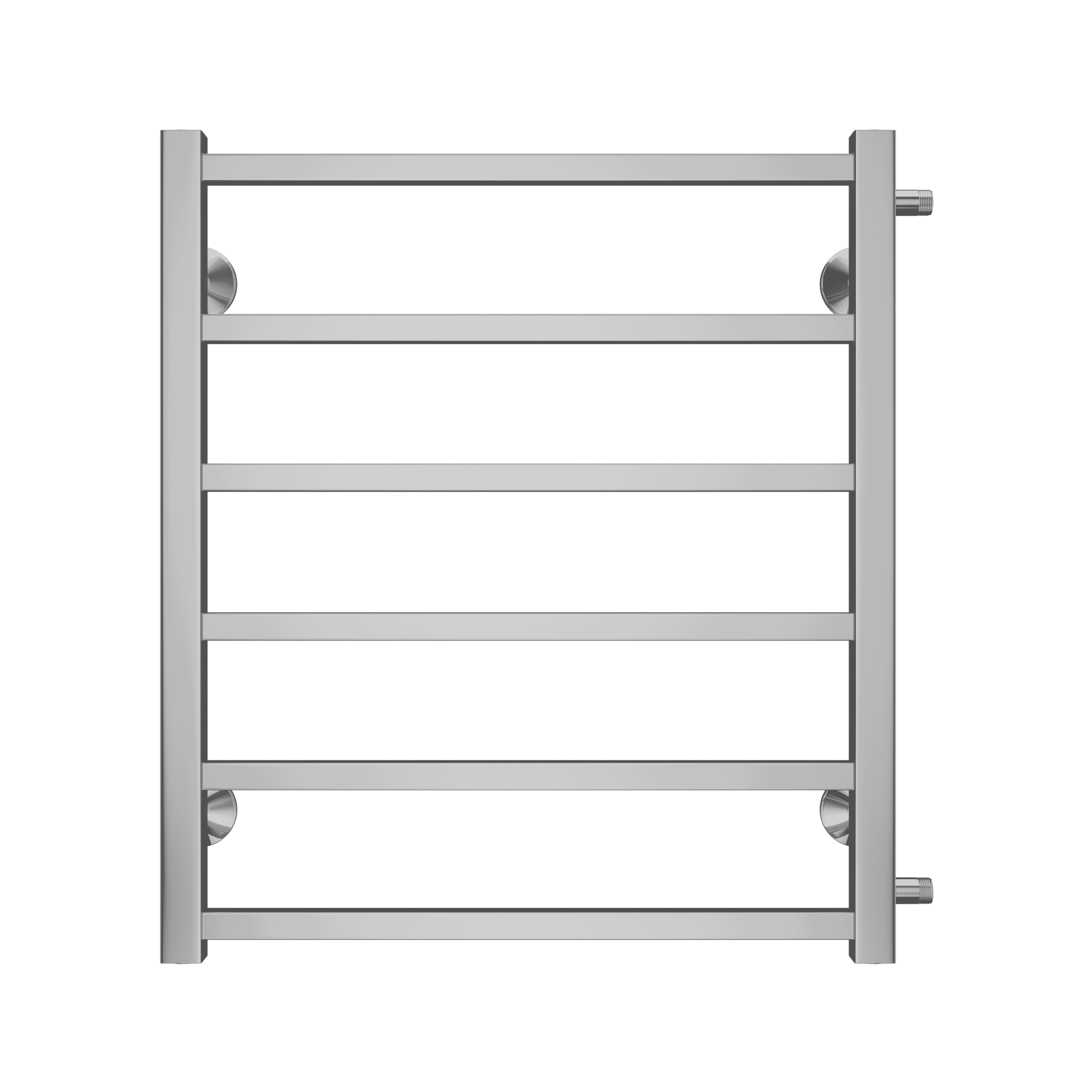 Изображение товара Полотенцесушитель водяной лестница Terminus Вега П6 52.5x60 см 1/2" нержавеющая сталь цвет серебро
