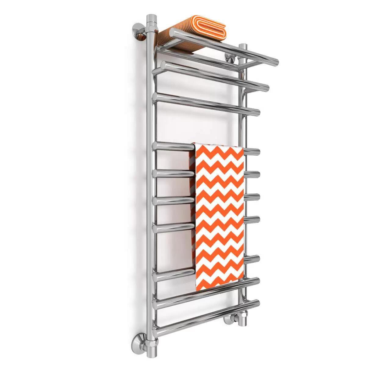 Изображение товара Полотенцесушитель водяной с полкой Zigzag F Ultra 40x100 см