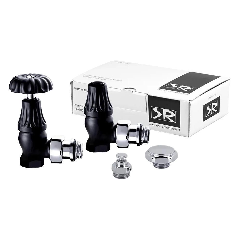 Изображение товара Комплект терморегулирующий угловой SR Rubinetterie K337-1500VC0S 1/2" для радиатора