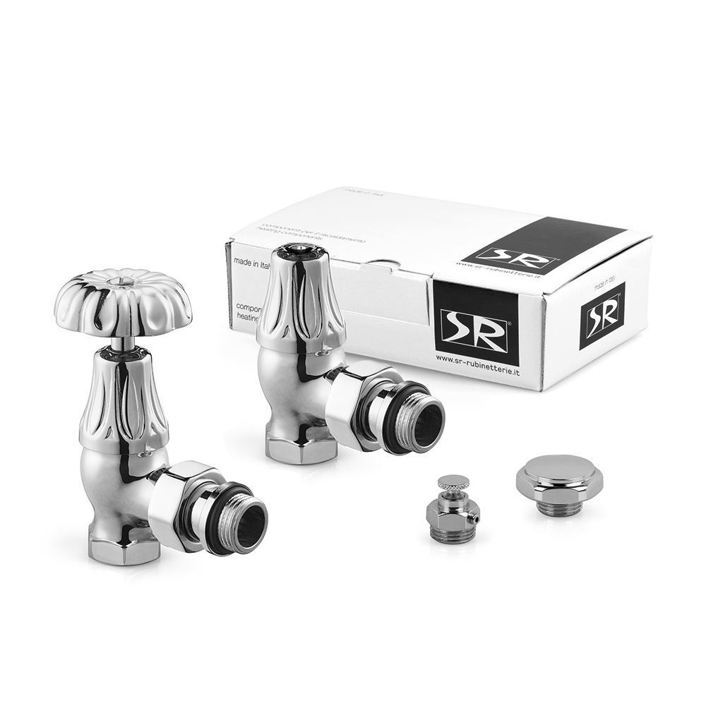 Изображение товара Комплект терморегулирующий угловой SR Rubinetterie K337-1500C000 1/2" для радиаторов