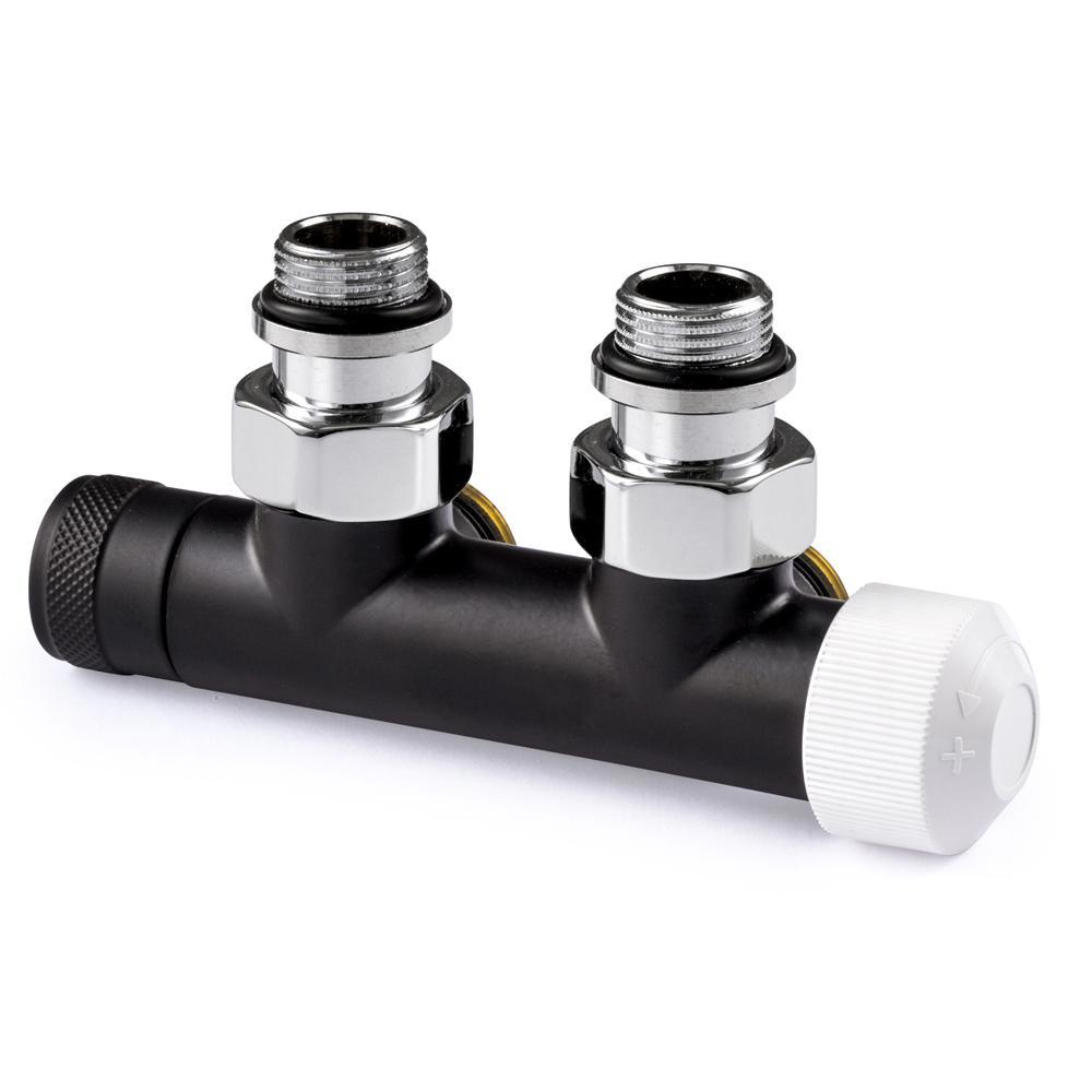 Изображение товара Узел нижнего подключения SR Rubinetterie Tondera 1/2"х3/4" матовый черный