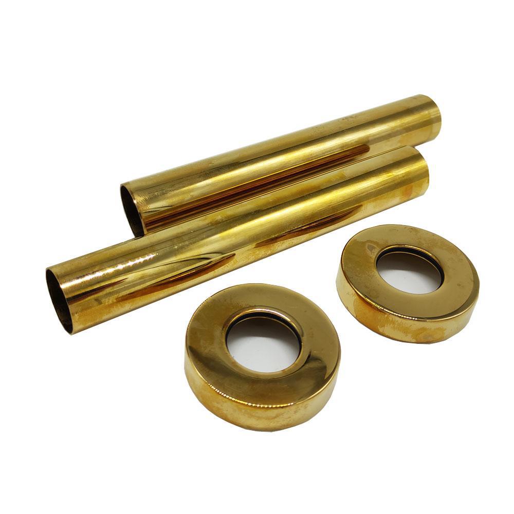 Изображение товара Комплект декоративных трубок SR Rubinetterie 160xD 18-20 мм золото