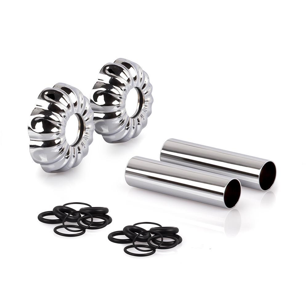 Изображение товара Комплект декоративных латунных трубок SR Rubinetterie 160xD 18-20 1/2 хром